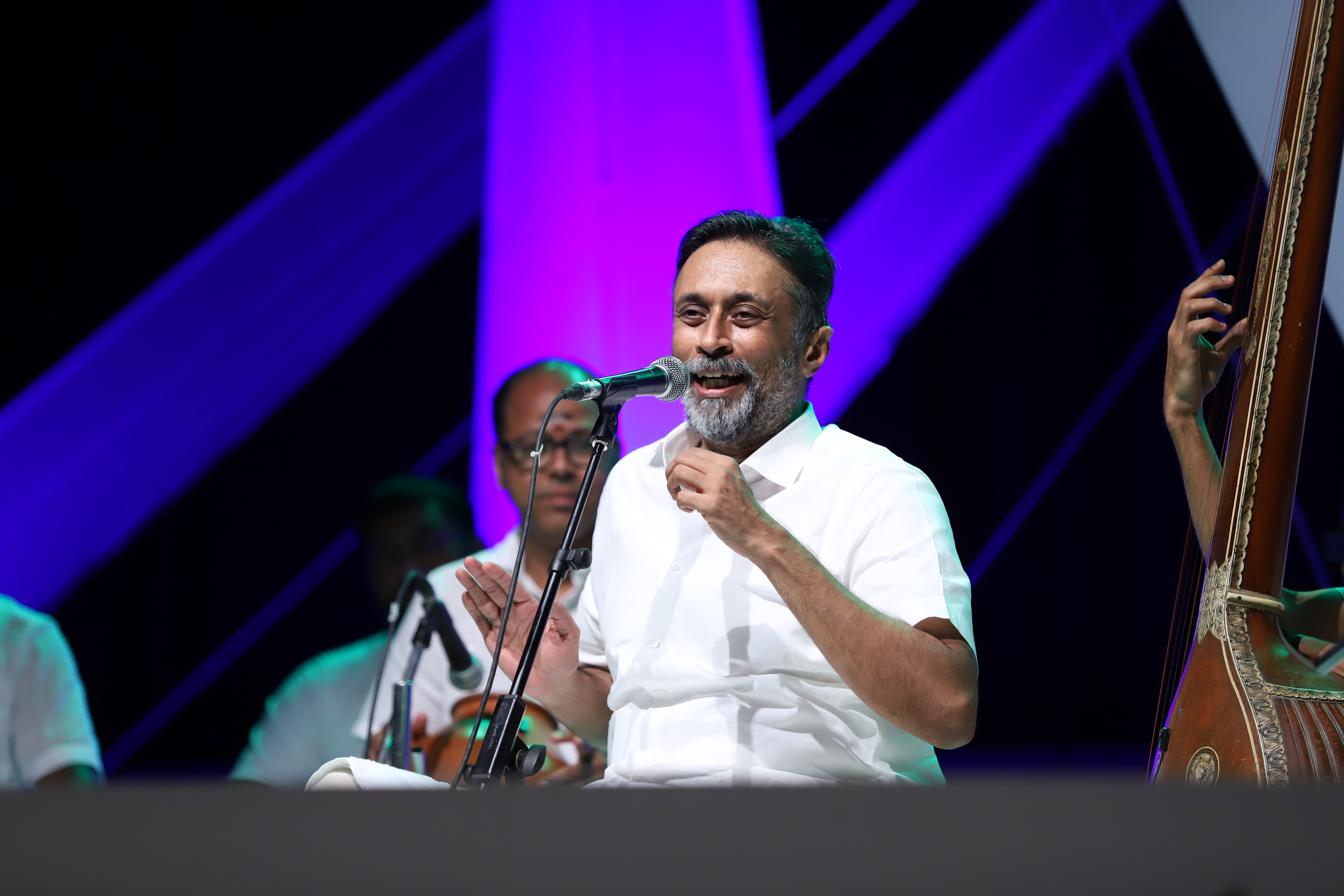 Sanjay Subrahmanyan during a live performance